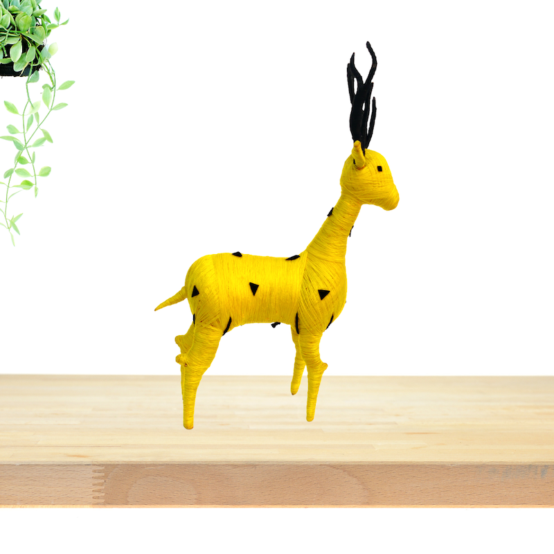 HandCrafted Eco-friendly Coir Deer Showpiece