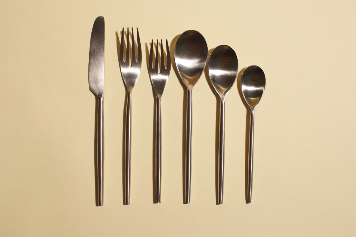 Silver Metal Cutlery Set