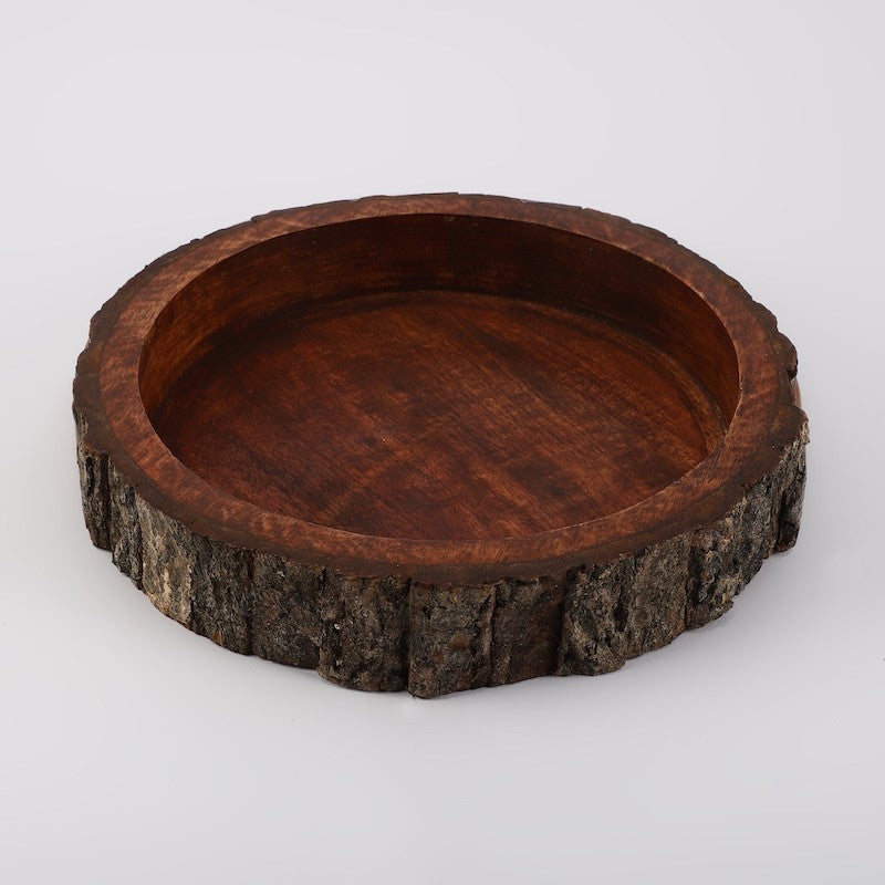 Wood Log Platter