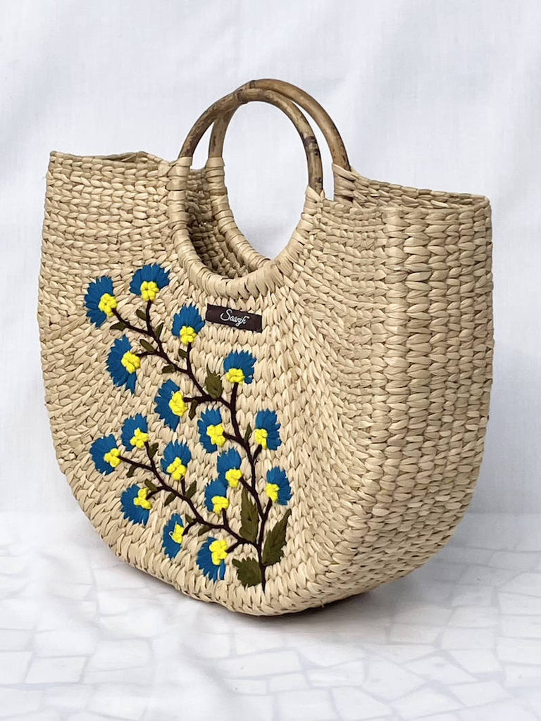 Kauna Grass Shopping Bag/ Basket - Ardpure