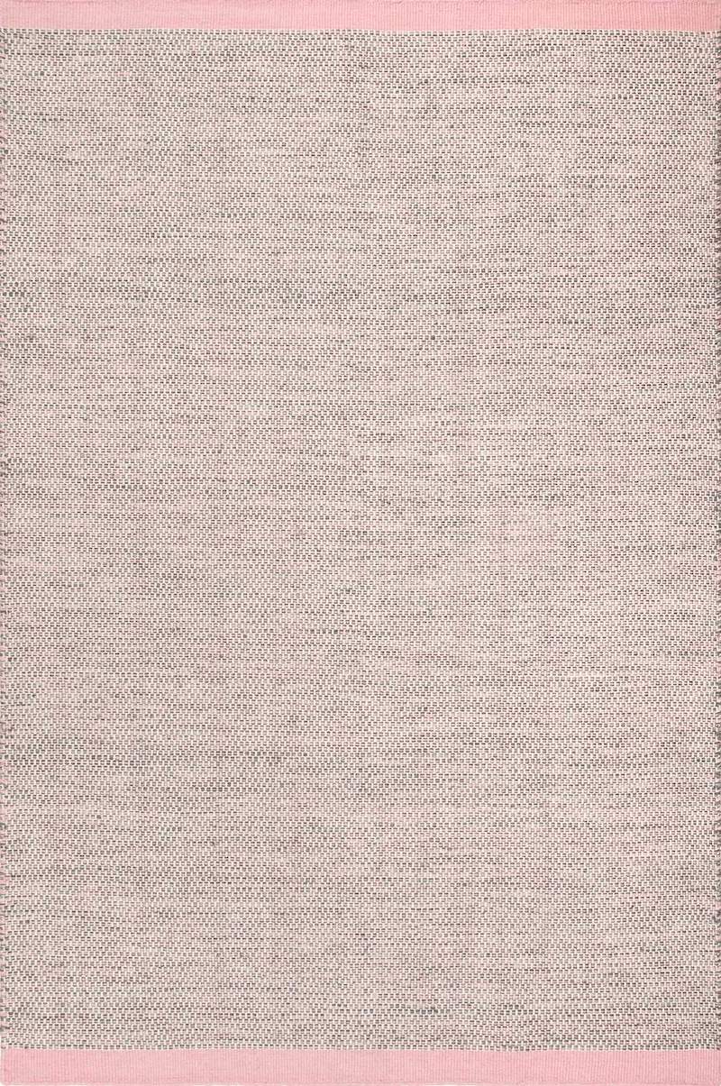 Pink & Grey Abstract Handwoven Wool Rug